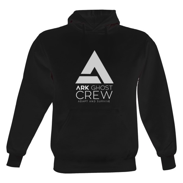 Pánská mikina s kapucí s potiskem ARK Ghost crew s kapucí